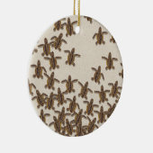 Loggerhead Zee Turtle Hatchlings Ornament (Rechts)