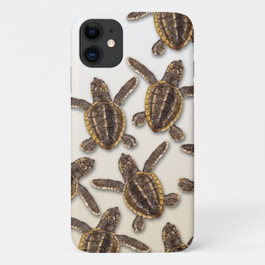 Loggerhead Zee Turtle iPhone Case (Achterkant)