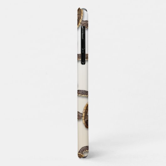 Loggerhead Zee Turtle iPhone Case (Achterkant/links)