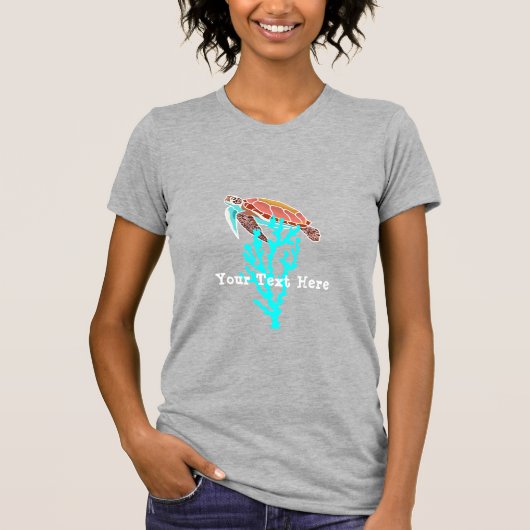 Loggerhead Zee Turtle Marine Conservancy T-Shirt (Voorkant)