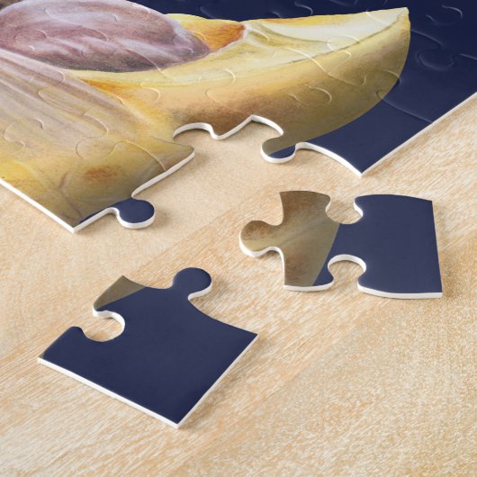 Loggerhead Zee Turtle with Open Mouth Puzzle Legpuzzel (Zijkant)