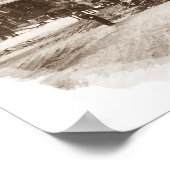 LOGGGERS IN DE STREETS VAN MESICK, MICHIGAN ~ 1909 POSTER (Hoek)