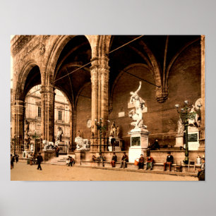 Loggia dei Lanzi Florence Toscany Italië Poster