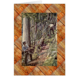 "Logging in British Columbia" Circa 1800's