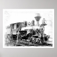 Logging locomotief, Vintage Oregon