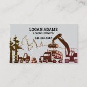 Logging Service Visitekaartje (Voorkant)