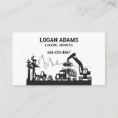 Logging Service Visitekaartje (Voorkant)