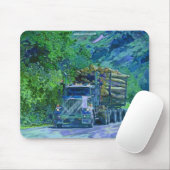 LOGGING TRUCK BIG RIG TRUCKERS Cadeaus Muismat (Met muis)