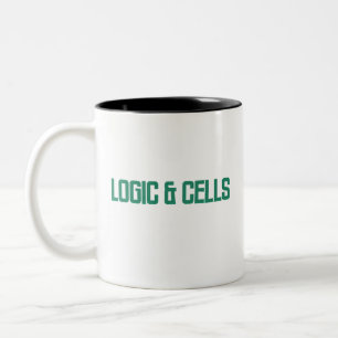Logica & Cellen Analytische Spreadsheet Mentalit Tweekleurige Koffiemok