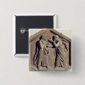 Logica en dialectisch vierkante button 5,1 cm (Voorkant /achterkant)