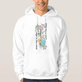 Logica in het hoofd, liefde in het hart  hoodie