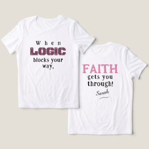 Logica vs. geloof Tri-Blend shirt