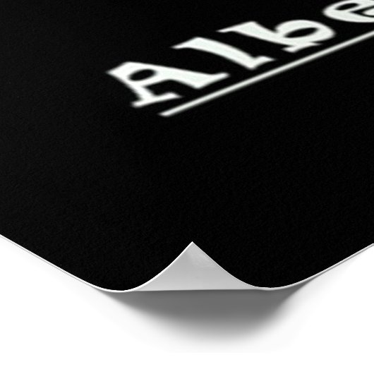 Logica zal u van A naar B overtuigen. Poster (Hoek)