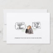 "Logicus Randomus" Funny Cancer Briefkaart (Voorkant)