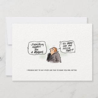 "Logicus Randomus" Funny Cancer Briefkaart