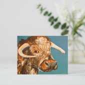 Logie Longhorn 2 Briefkaart (Staand voorkant)