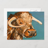 Logie Longhorn 2 Briefkaart (Voorkant / Achterkant)