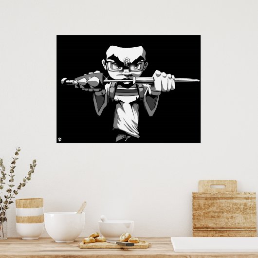 Logik sword blk poster (Keuken)