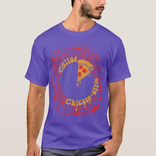 Logikcull Chicago Pizza T-shirt (Voorkant)
