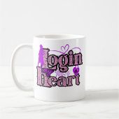 Login naar mijn hart. Valentijnsdag Koffiemok (Links)