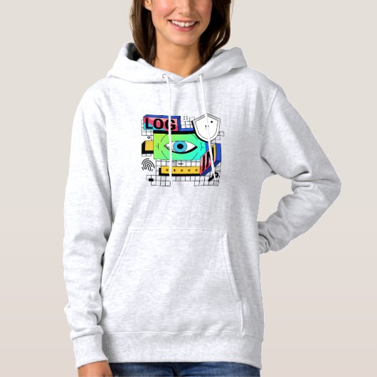 Login Security Grafische T-Shirt – Moderne Technol (Voorkant)