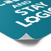 Logisch blijven poster (Hoek)