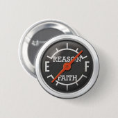 logische buis ronde button 5,7 cm (Voorkant /achterkant)