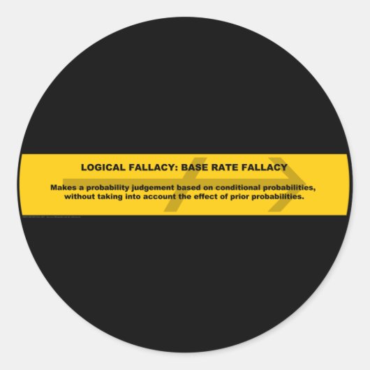 Logische fout: basissnelheidsfout ronde sticker (Voorkant)