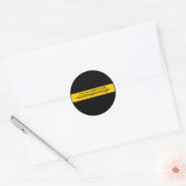 Logische fout: basissnelheidsfout ronde sticker (Envelop)