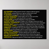 Logische fouten poster (Voorkant)