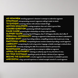 Logische fouten poster