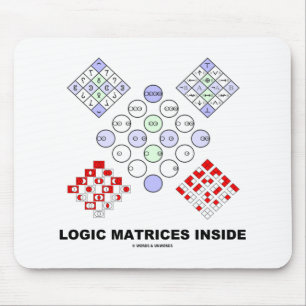 Logische matrices Inside (Booleaanse logica) Muismat
