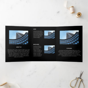 Logische monochromatische geometrische retroflecto drieluik kaart