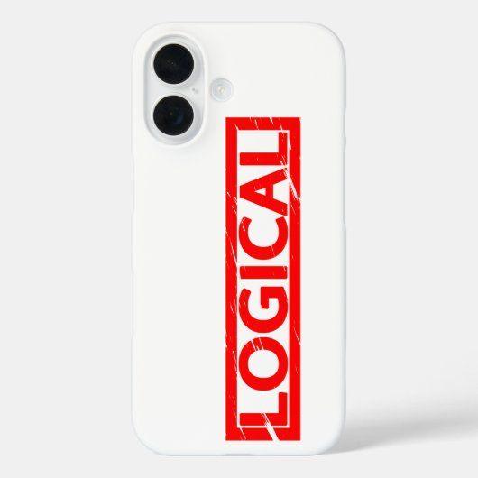 Logische Stempel Case-Mate iPhone Case (Achterkant)