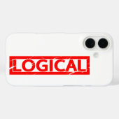 Logische Stempel Case-Mate iPhone Case (Achterkant (horizontaal))