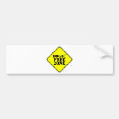 LOGISCHE VRIJE ZONE BUMPERSTICKER (Voorkant)