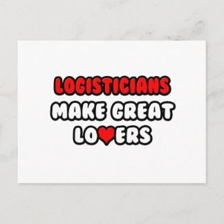 Logistici maken grote liefhebbers briefkaart