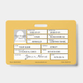 Logistics Badge (Achterkant)