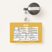 Logistics Badge (Achterkant met intrekbare)