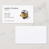 Logistics Company Business Card-sjabloon Visitekaartje (Voorkant / Achterkant)