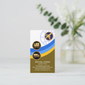 Logistics Global Layers Supply Chain Management Visitekaartje (Staand voorkant)