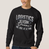 Logistics Manager Delivering Logistician Logistics Trui (Voorkant)