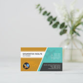 Logistics Transport Imprint stijlvolle kolommen Visitekaartje (Staand voorkant)