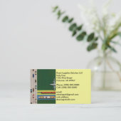 Logistics Transportation Move Goods Visitekaartje (Staand voorkant)