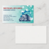 Logistics | Truck Delivery Drivers Visitekaartje (Voorkant / Achterkant)