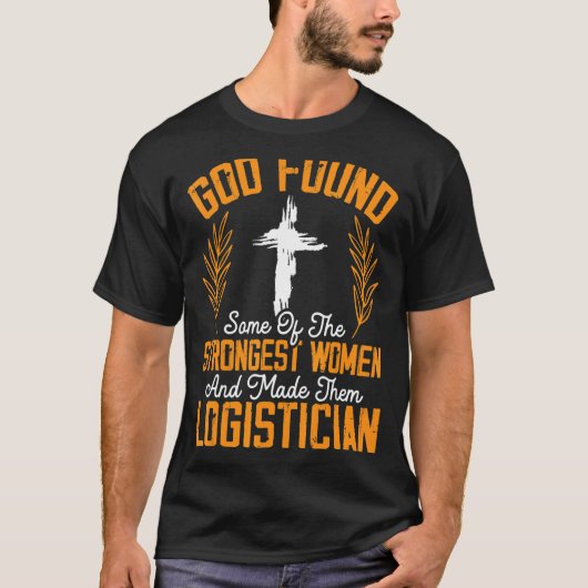 Logisticus Cargo Warehouse Worker Warehousing Log T-shirt (Voorkant)
