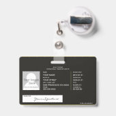 Logistiek Badge (Achterkant met intrekbare clip)