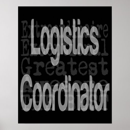Logistiek coördinator poster (Voorkant)