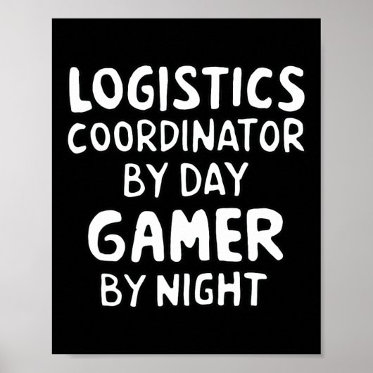 Logistiek Coördinator Poster (Voorkant)