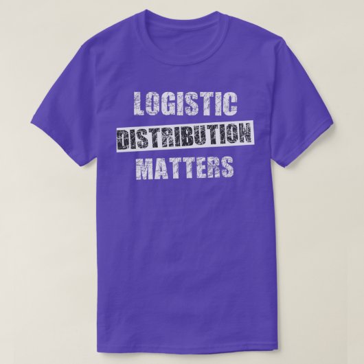 Logistiek en vervoer 6 t-shirt (Design voorkant)